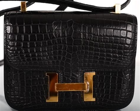 hermes constance micro crocodile